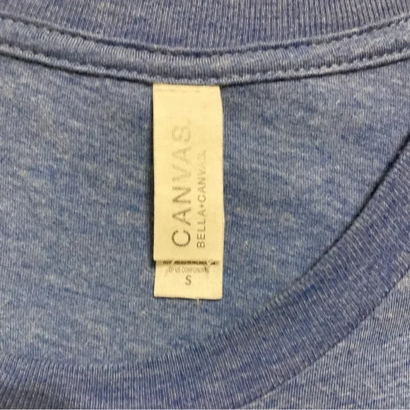 Bella Canvas Phytoplankton Graphic T-Shirt (S Size - Blue, Black & Green) - Picture 4 of 7